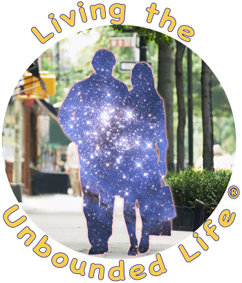 Living the Unbounded. Life logo